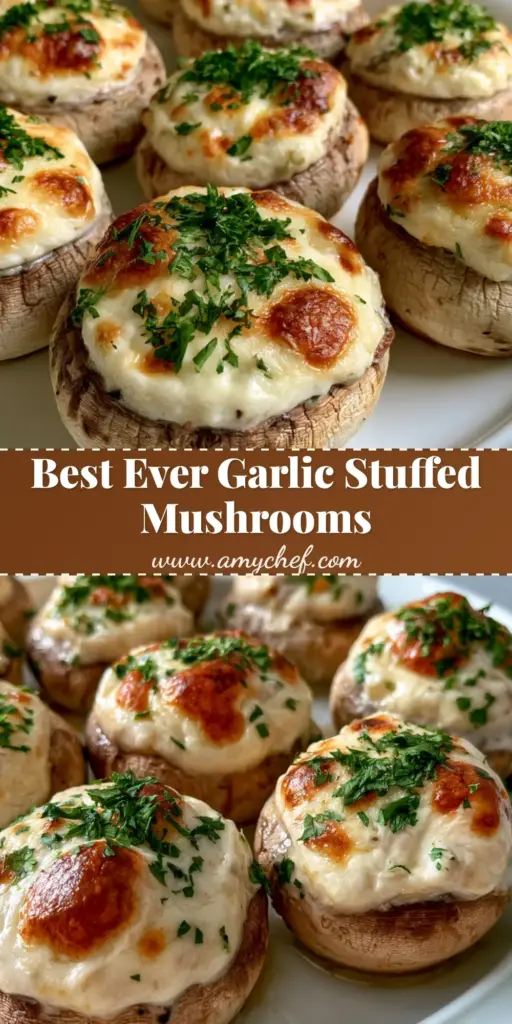 A smartphone photo showing neat rows of Cream Cheese Stuffed Mushrooms on a white plate, featuring roasted caps, golden-brown toasted cheese tops, and fresh green parsley.